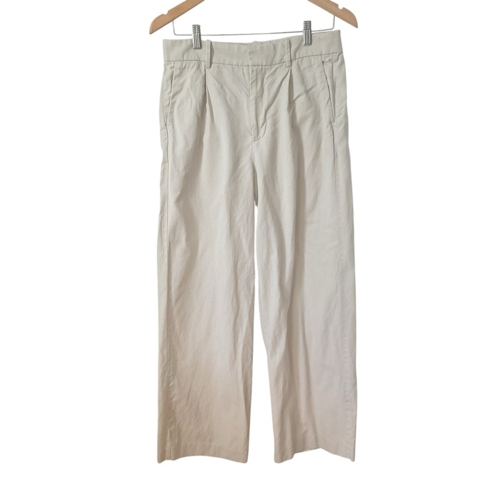 Madewell‎ Slouchy Straight Drapey Twill Pants  - Womens 4